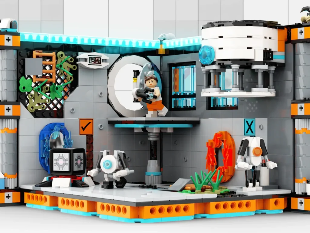 Portal 2 LEGO Ideas Test Chamber Creator Surpasses 2,000 Supporters