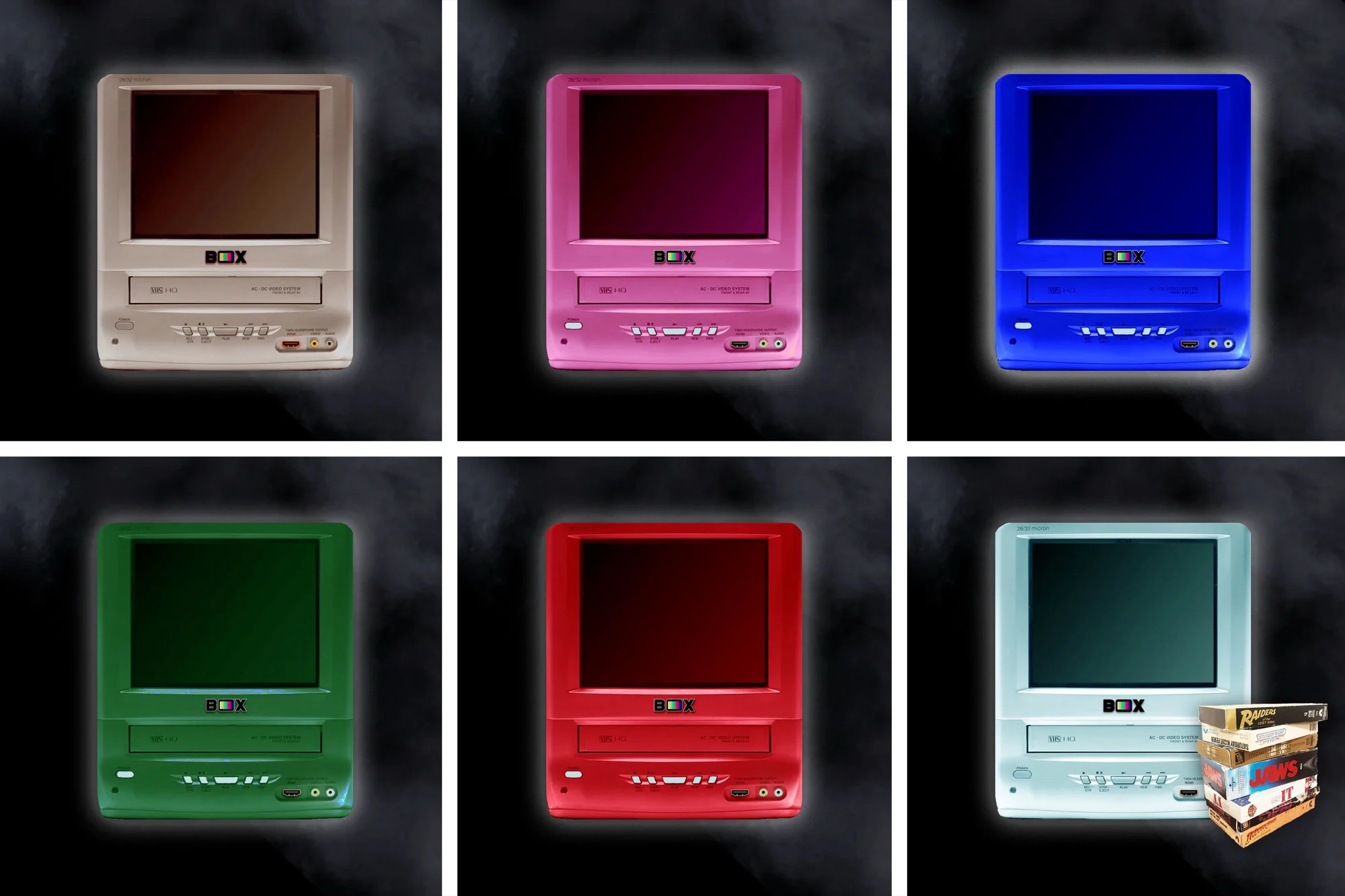 RetroBox TV: Vintage Design, Built-in VHS, Modern Connectivity