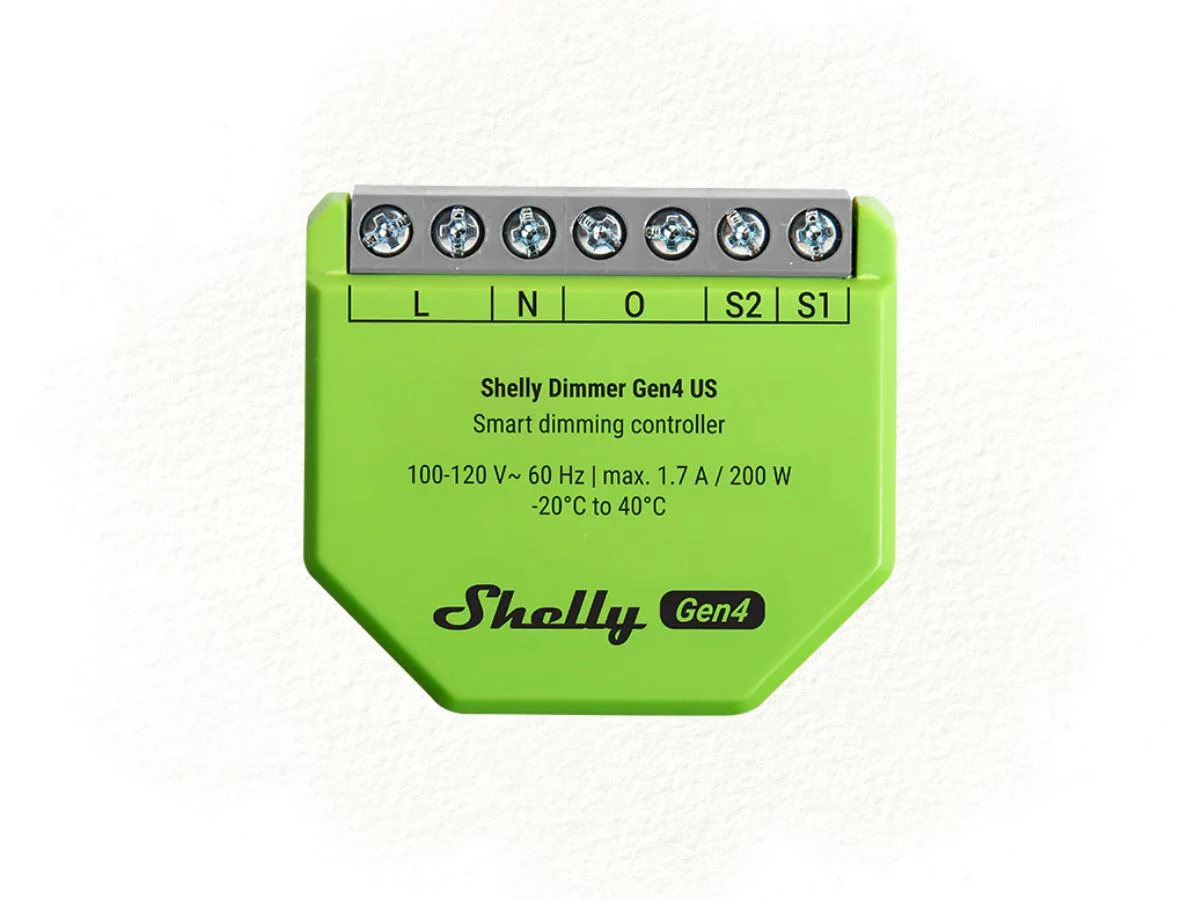 Shelly Launches Matter-Compatible Dimmer Gen4 in the US