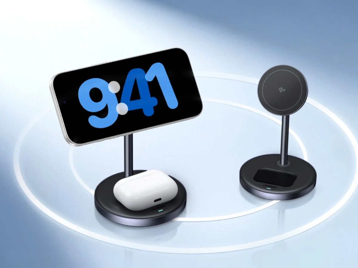 Ugreen Unveils Upgraded 2-in-1 Wireless Charger for Fast Charging