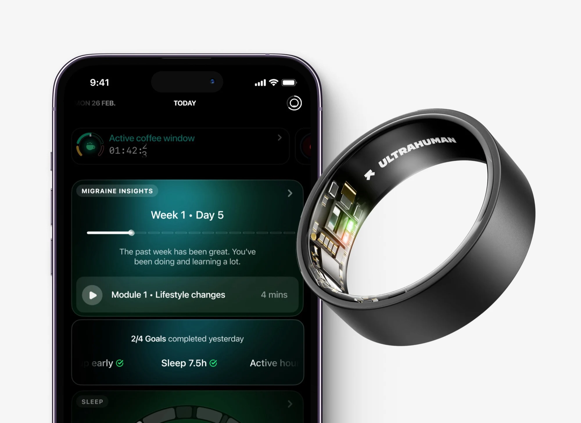Ultrahuman Ring Air Introduces New Migraine Relief Feature