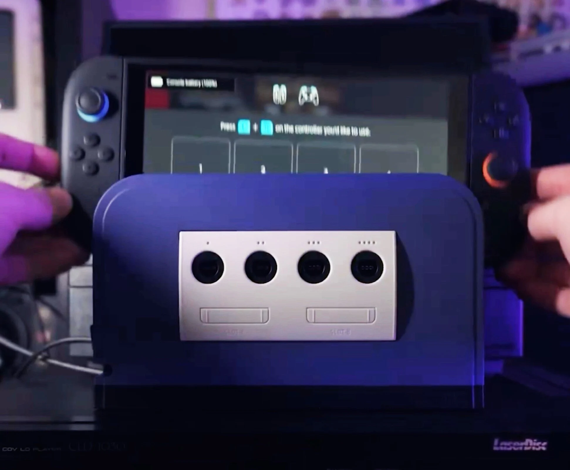 Battle Dock for Nintendo Switch | GameCube Design & 4 Ports