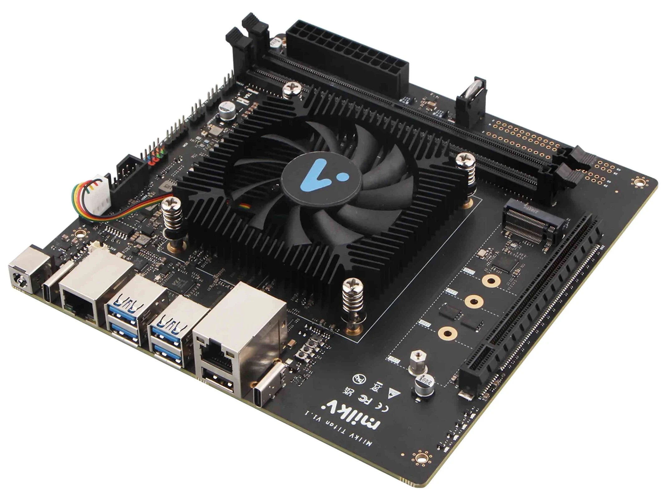 Milk-V Titan: RISC-V Mini-ITX Board with dGPU & 64GB ECC RAM