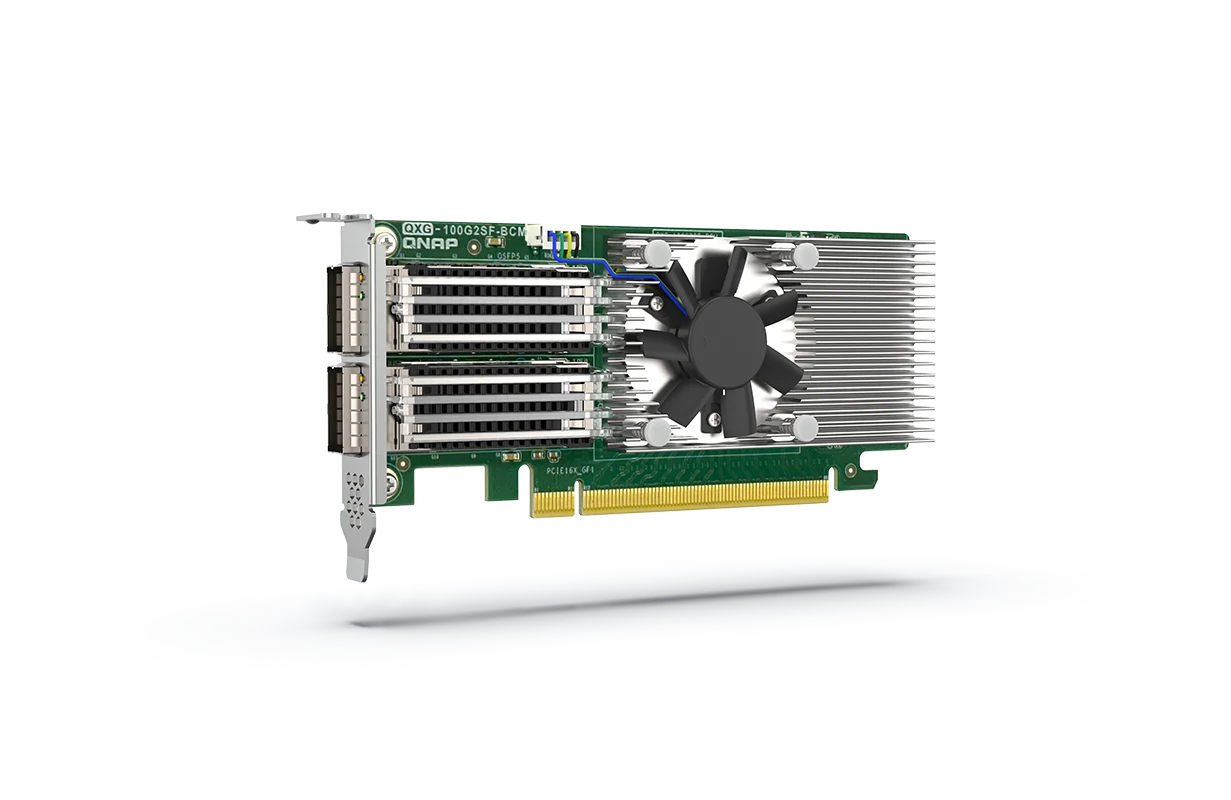QNAP Unveils 100 GbE Network Expansion Card with Dual Ports