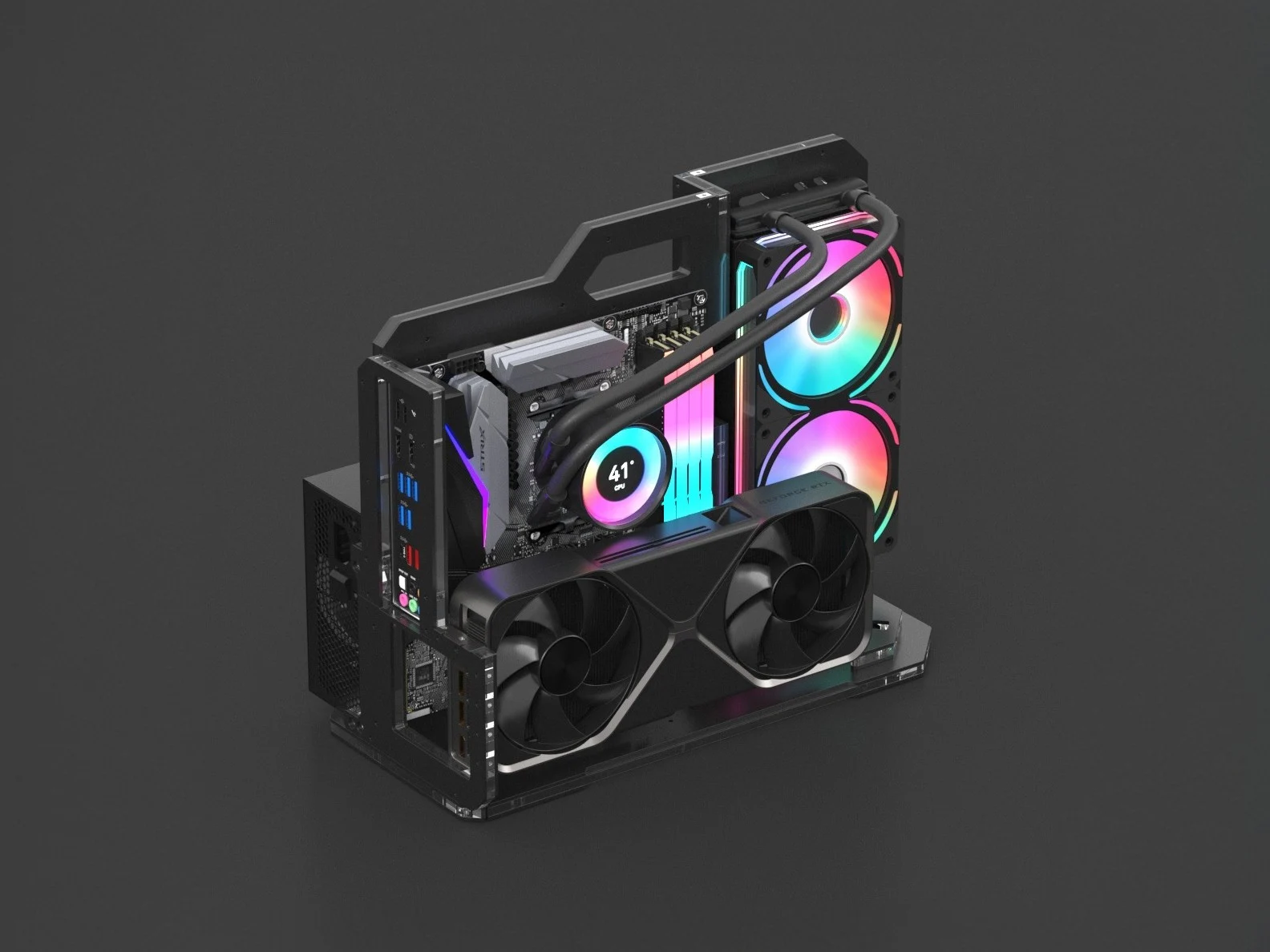 Pre-Order Geek Exo 1: Stylish Micro-ATX Case Under $70