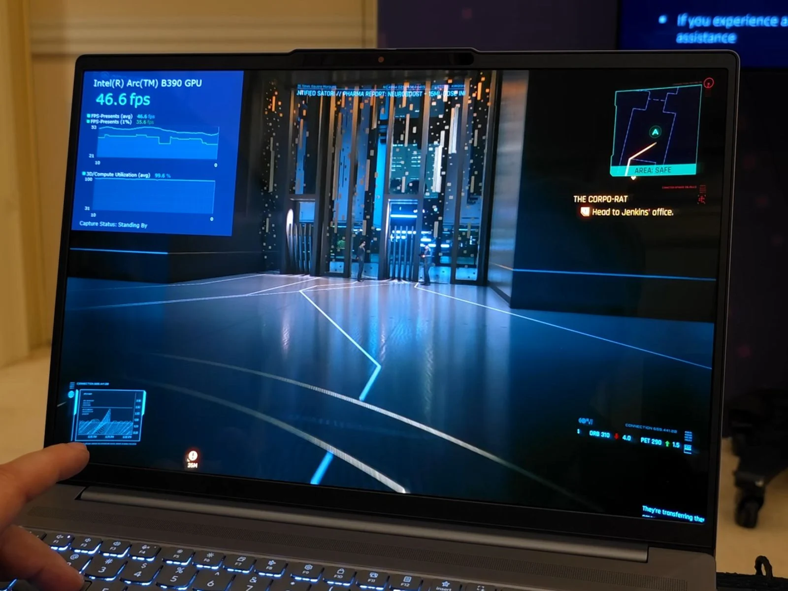 Intel Panther Lake Core Ultra X9 388H iGPU Gaming Power Test
