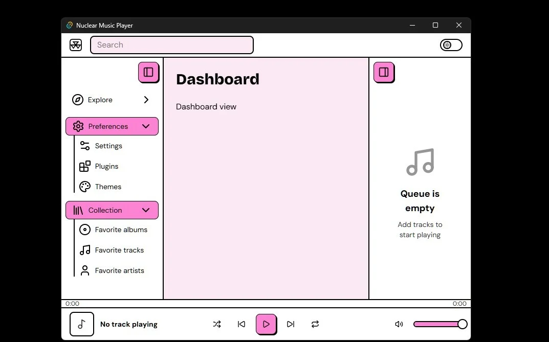 Nuclear Music Player: Find and Play Free Music Easily
