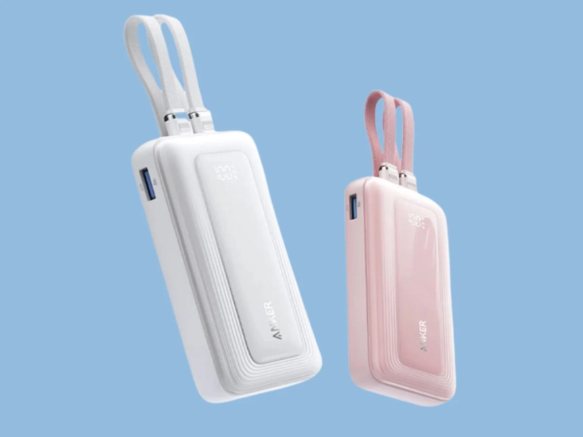 Anker Launches 10K Power Bank with Dual Integrated Cables