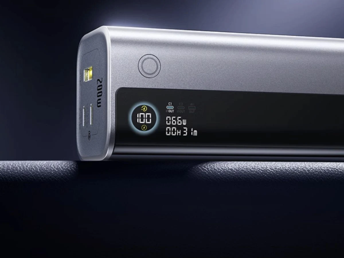 Baseus Unveils 25,000mAh 200W Power Bank with Cables