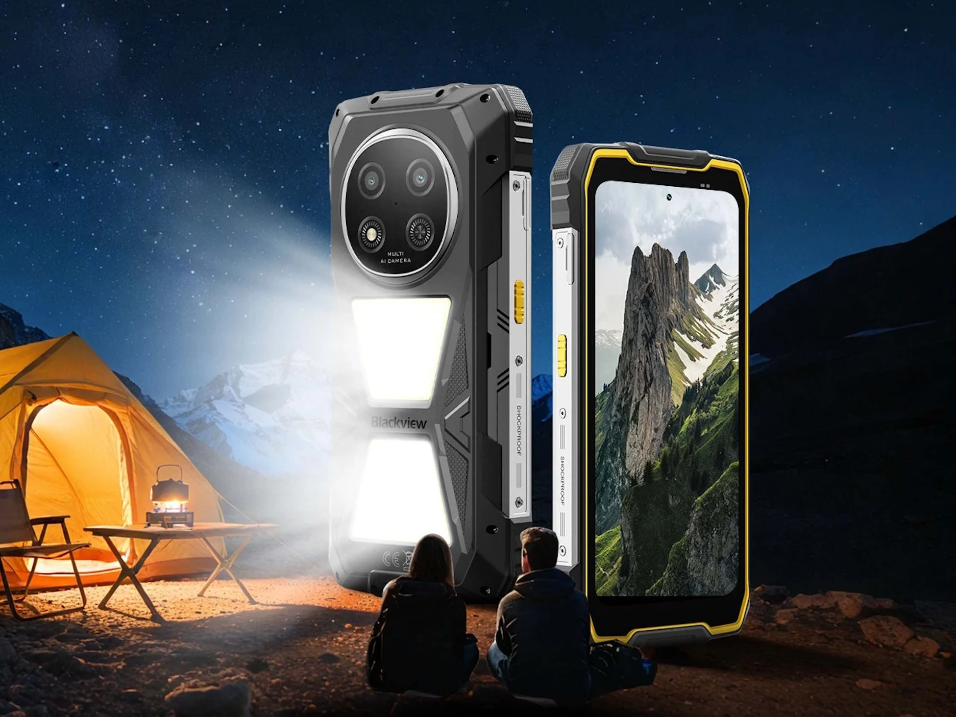Blackview Rock 2 Pro: Rugged Phone with 15,000mAh Battery & Flashlight