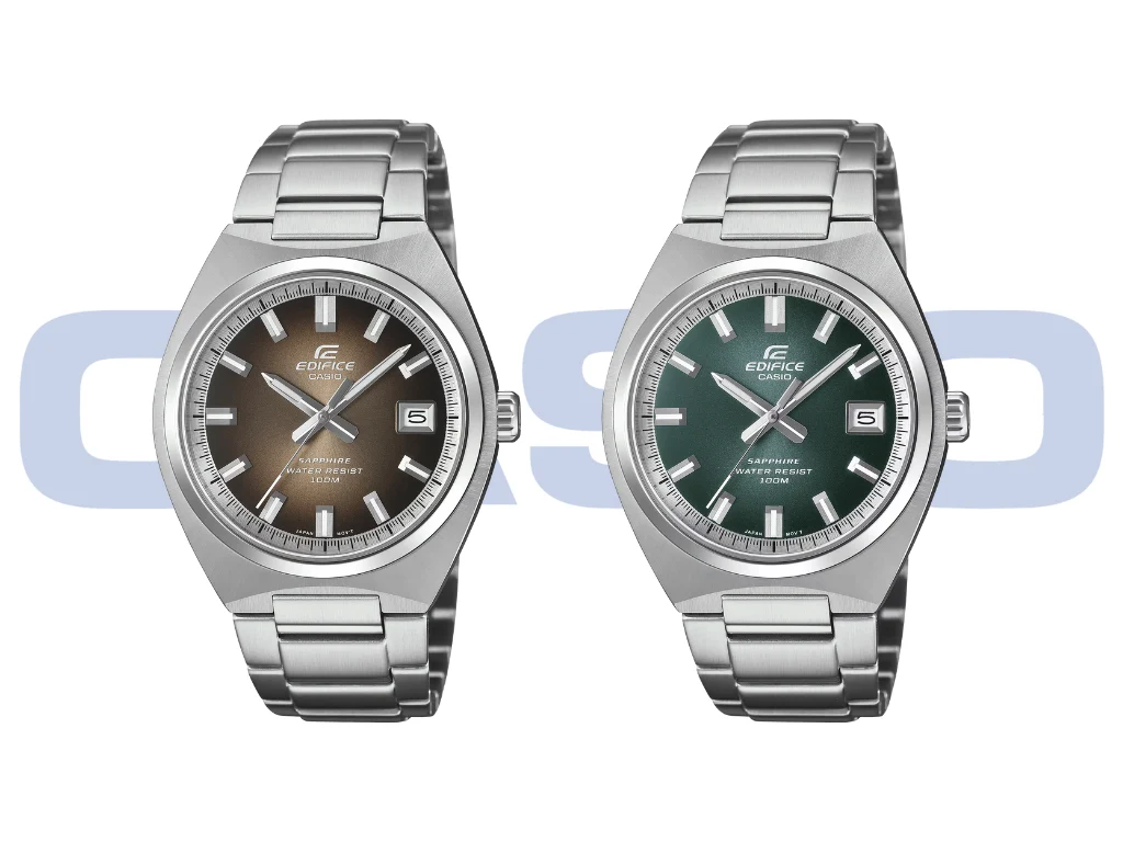 New Casio Edifice EFB-109D Series: Slim Watches with Sapphire Crystal