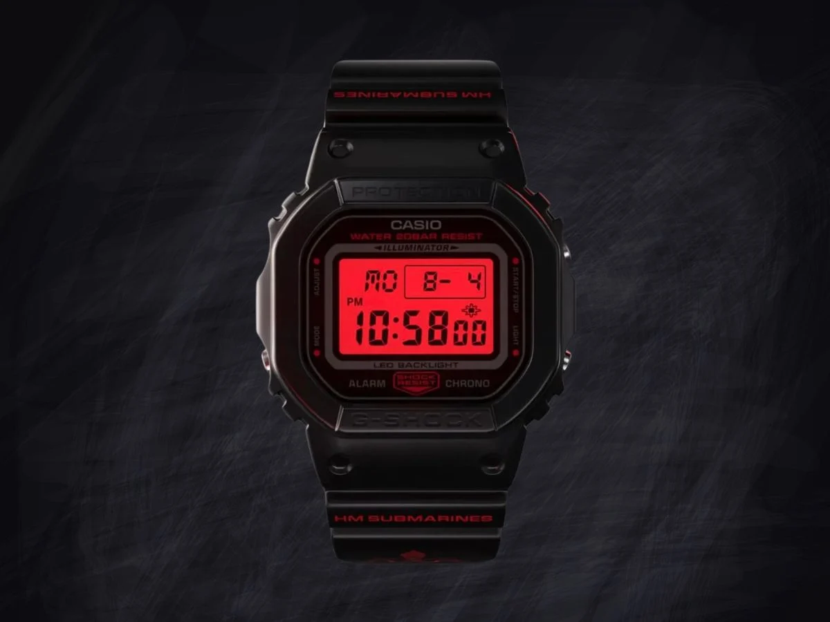 Casio G-Shock Collaborates with British Royal Navy for New Watch