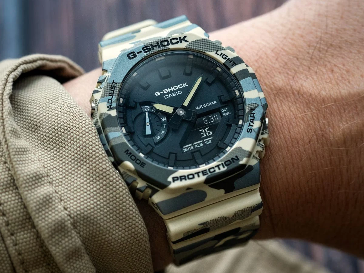 New Camo Design Casio G-Shock Watches Now Available in the UK