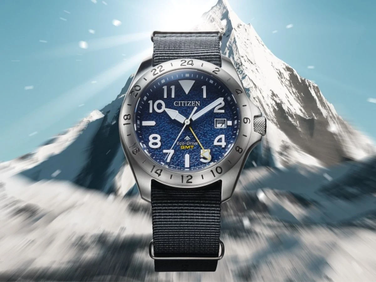 New Citizen Textured Dial Watch with Dual-Time Available Worldwide