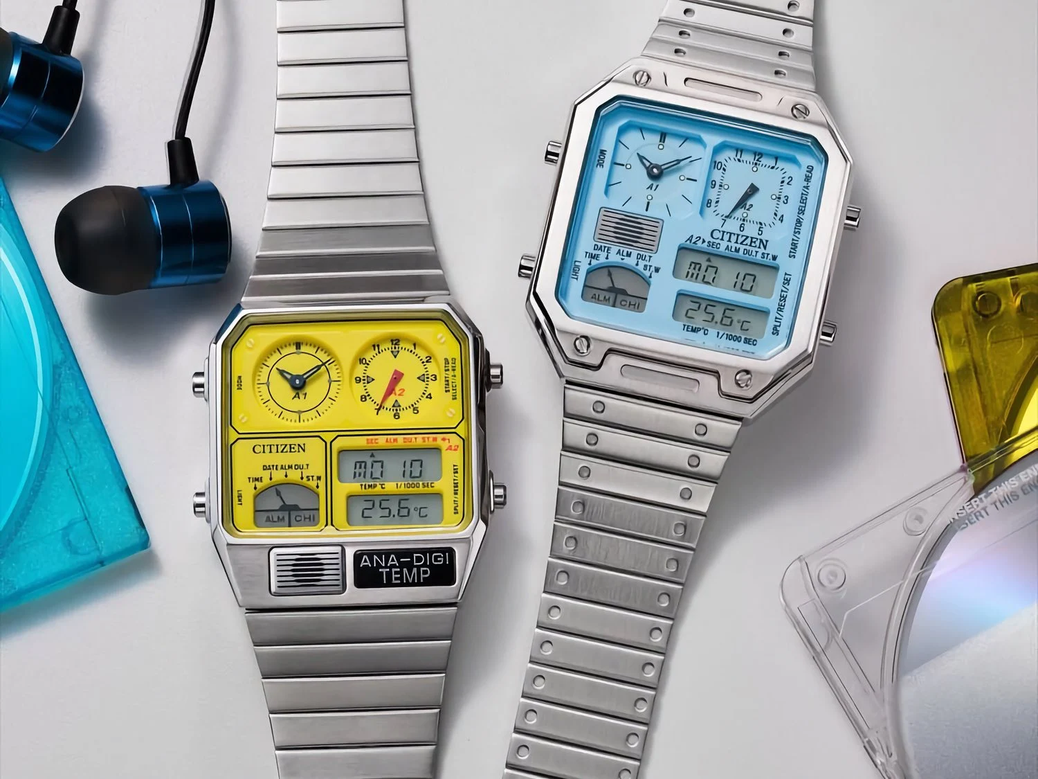 Citizen’s Limited-Edition Ana-Digi Temp Watches: Retro Style Reimagined