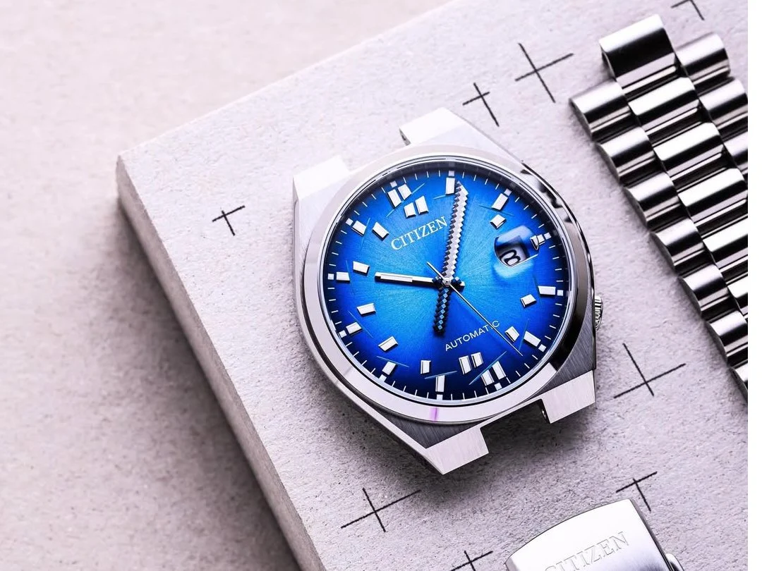 New Citizen Tsuyosa Limited Edition Watch: Katana Hand & Blue Dial