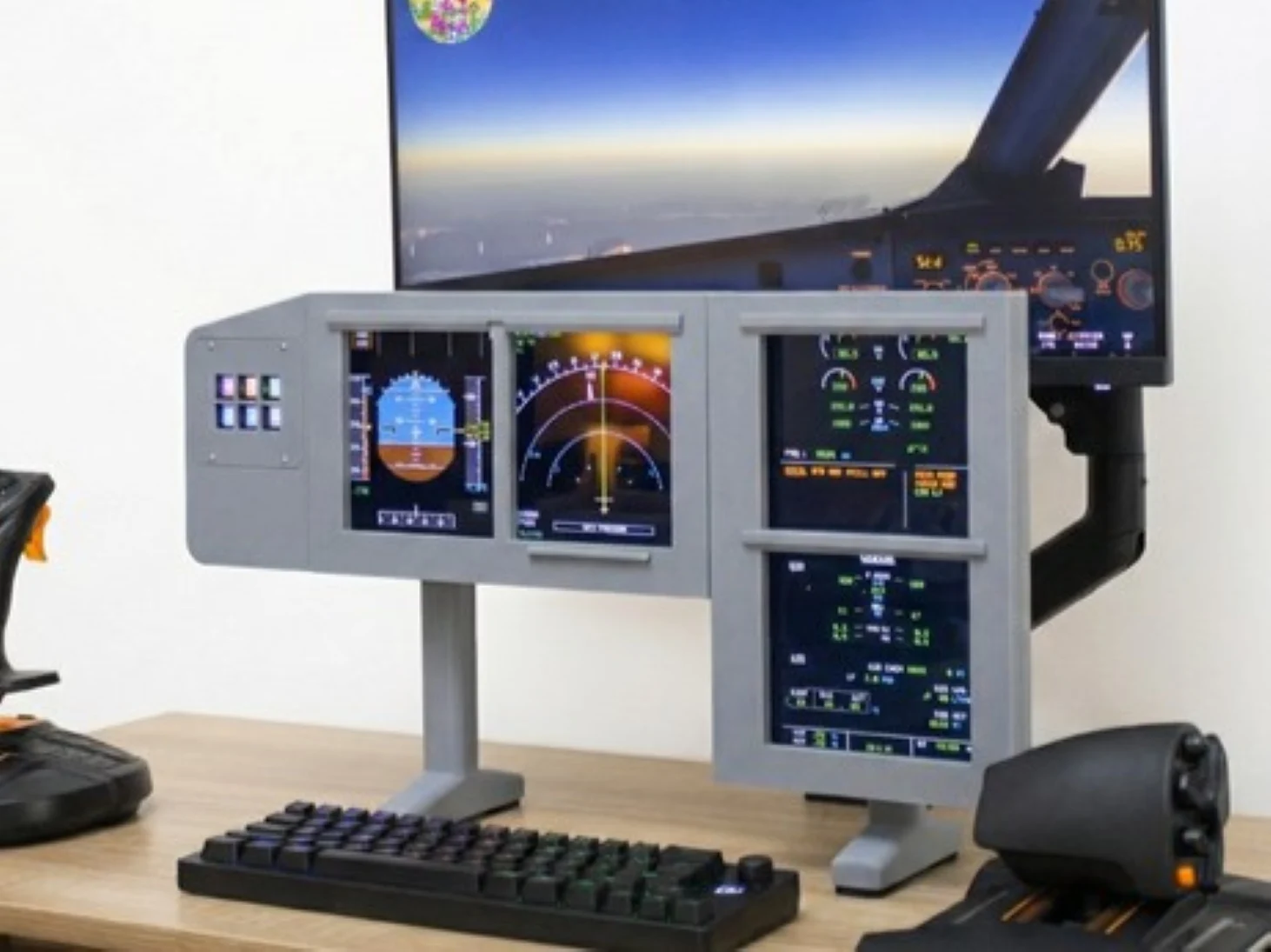 FS10 Series Cockpit Panel: Ideal for Flight Simulator Fans