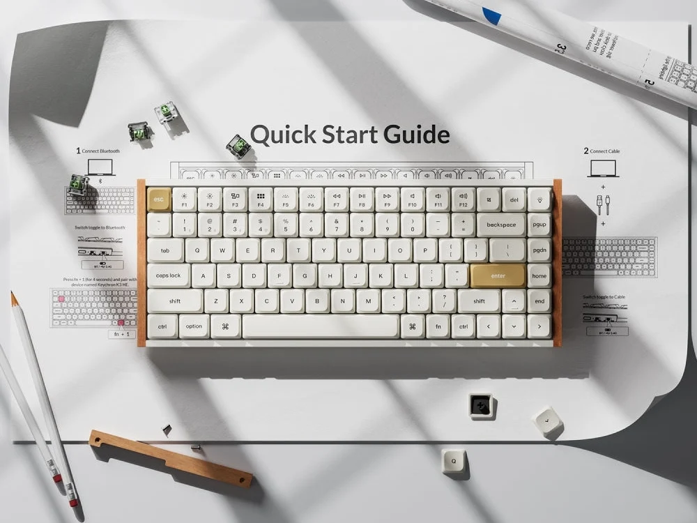 Keychron Launches Stylish Wireless Low-Profile Hall Effect Keyboards