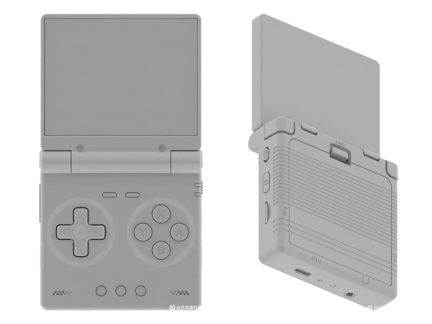 Miyoo Clamshell with Removable Battery and TrimUI Features Revealed