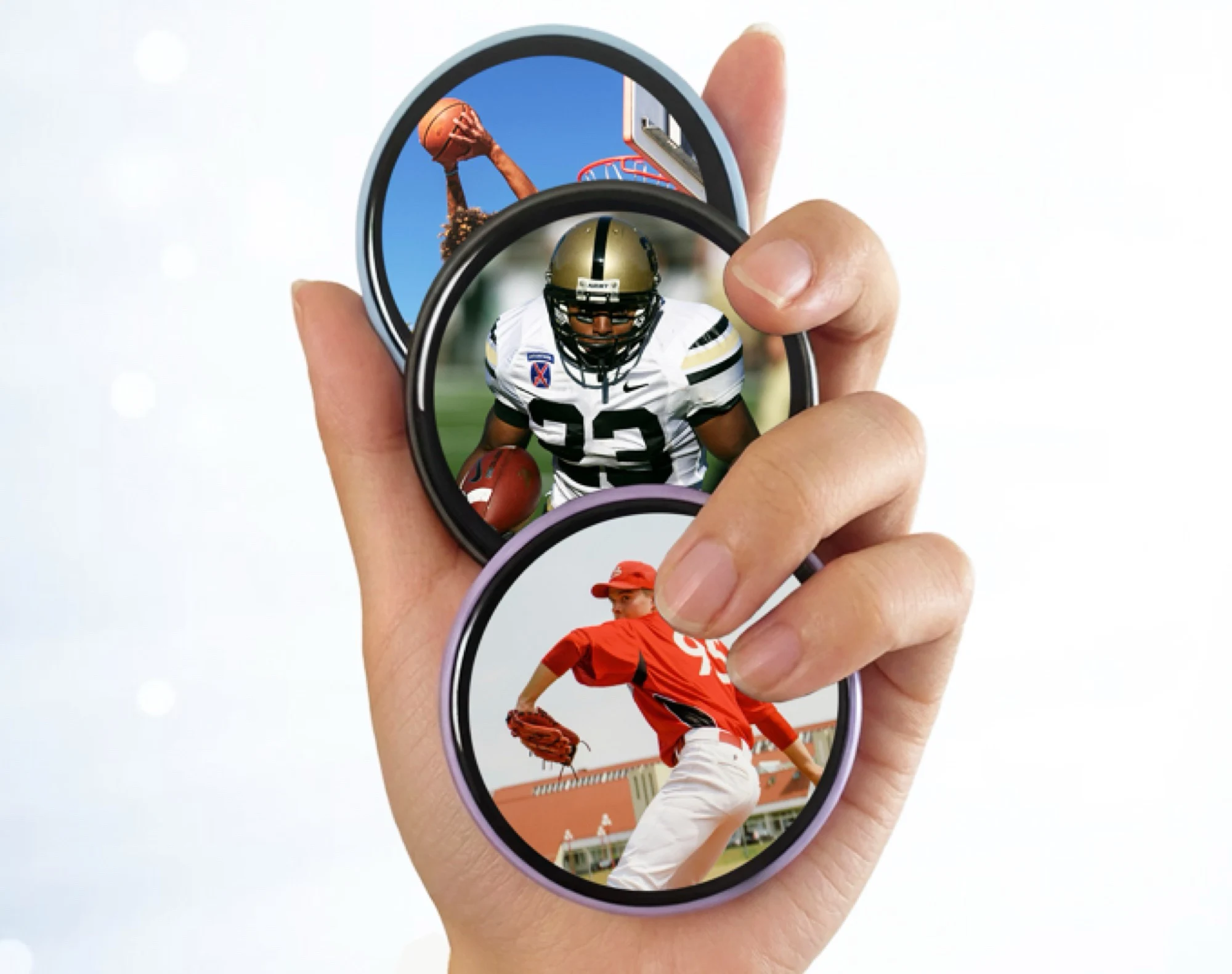 Omibo Smart Video Pin: Touchscreen Replacement for Print
