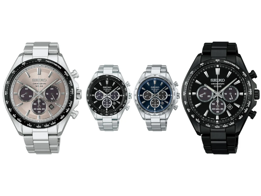 Seiko Unveils 4 New Selection S Chronographs with Sapphire Crystals