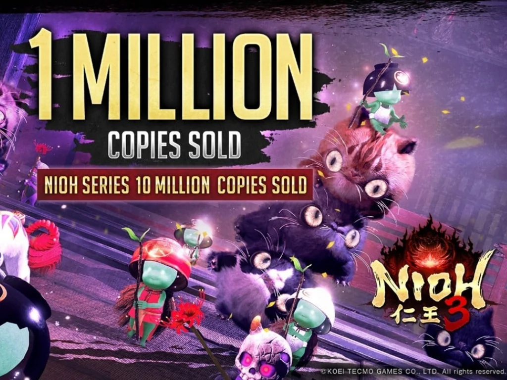Nioh 3 Sells 1 Million in 2 Weeks, Sets Franchise Record