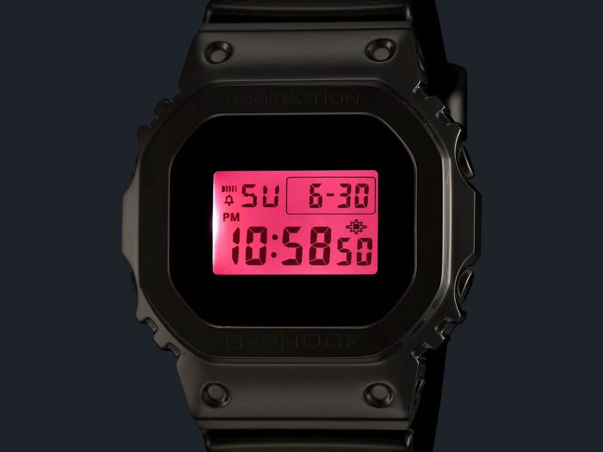 Casio Launches G-Shock Metal Bezel Watches with Red Displays