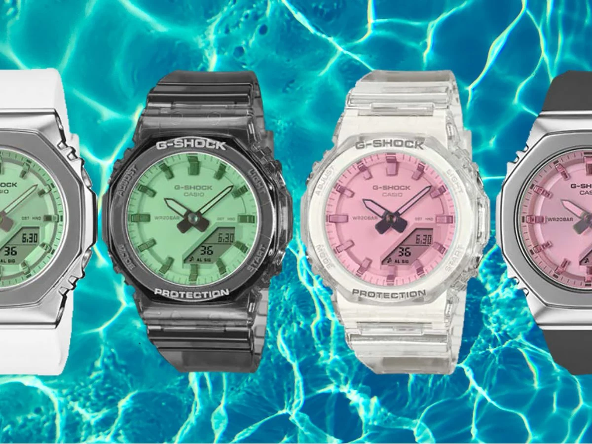 New Casio G-Shock Watches Coming Soon with Colored Glass