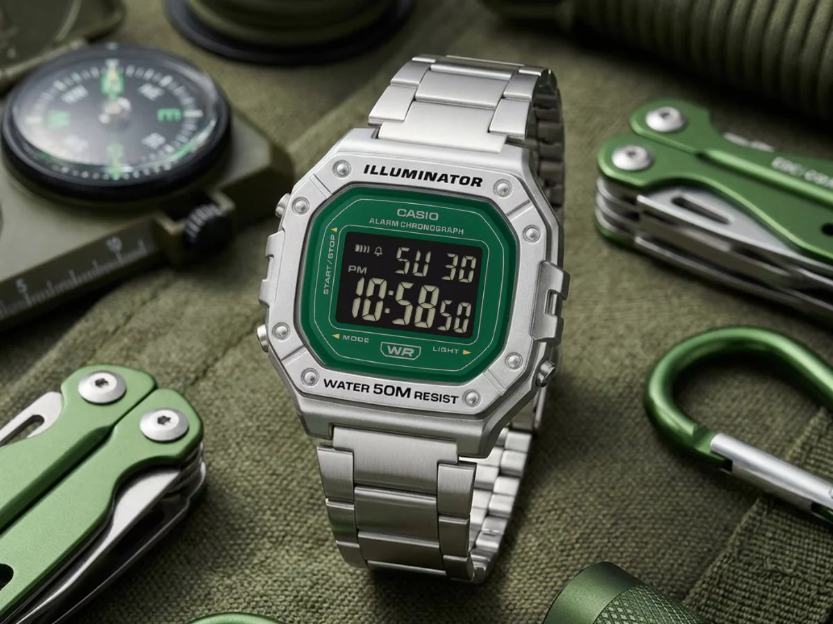 Casio Launches Affordable Green Dial Digital Watch in the US