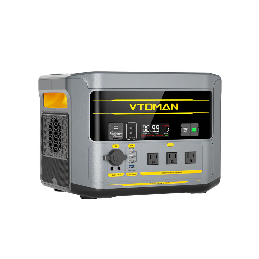 Vtoman Launches FlashSpeed 2400 Portable Power Station 1,408 Wh