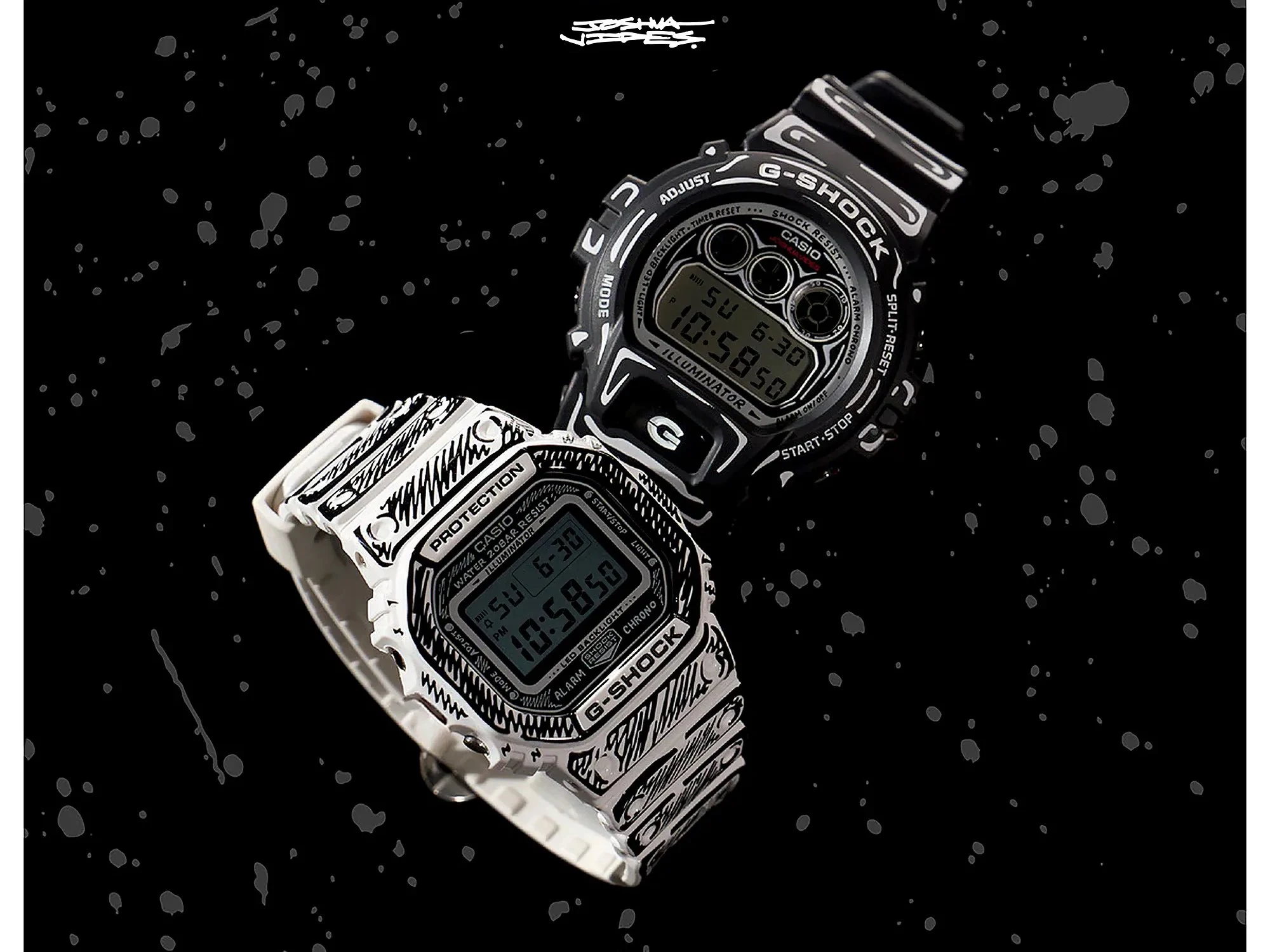 Casio Unveils G-Shock x Joshua Vides Watches with Comic Graphics
