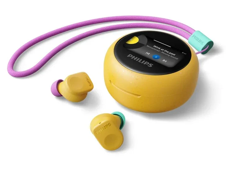 Philips New Colorful Earbuds with Display on Charging Case