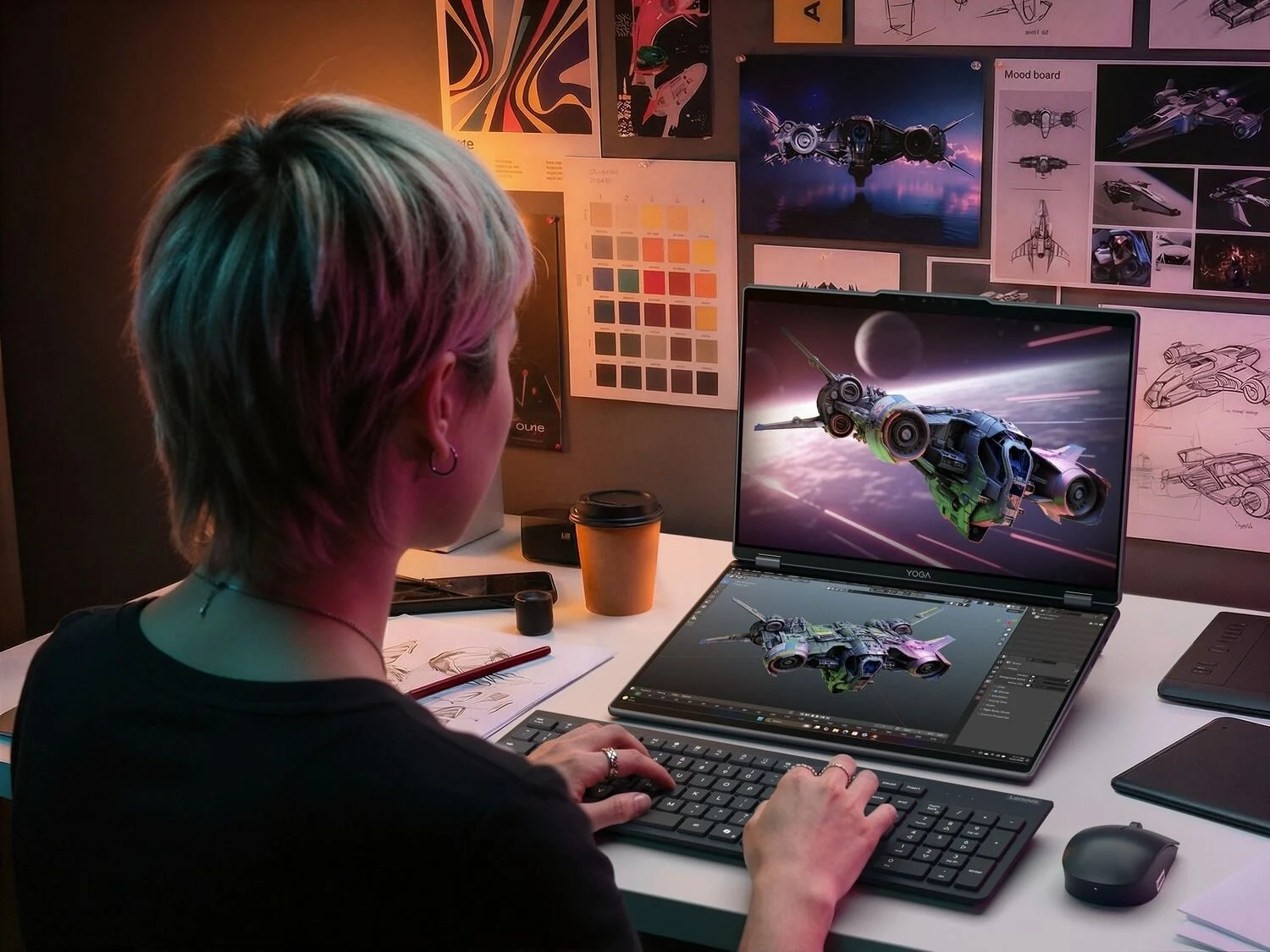 Lenovo Yoga Book Pro: 3D Workstation with Dual OLED Screens