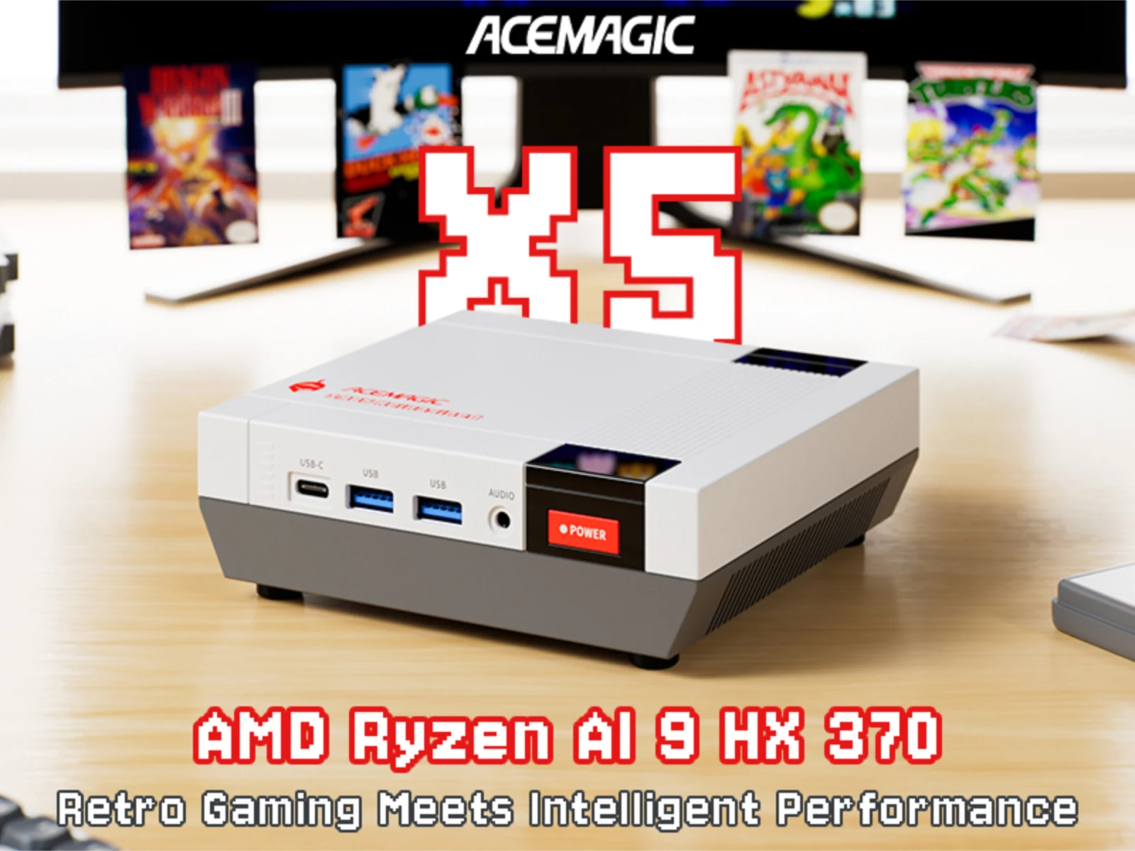 Retro-Inspired Mini-PC Launches with AMD Radeon 890M and USB4 Discount