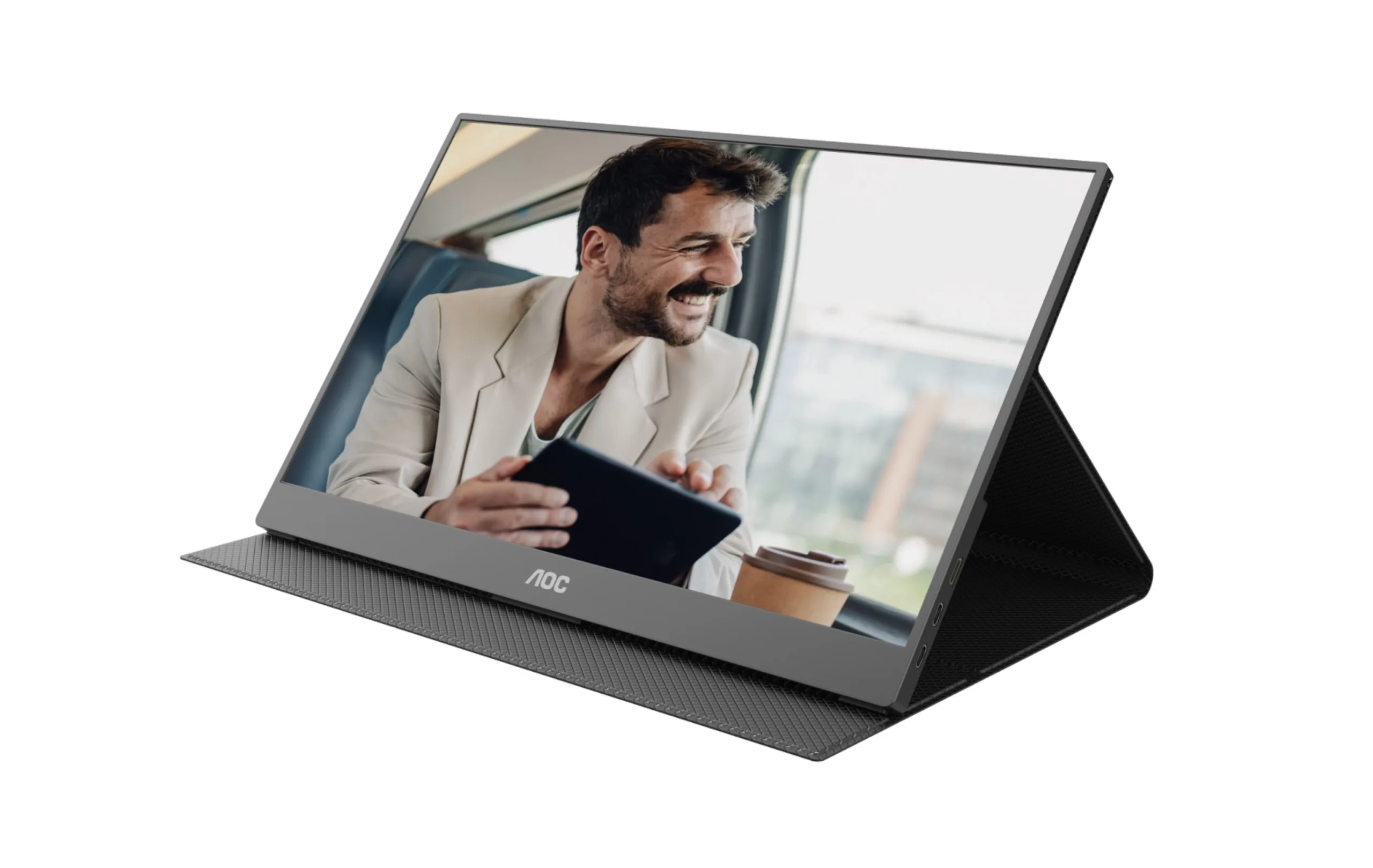 Affordable AOC 15-Inch Portable Monitor: Thin and Light Design