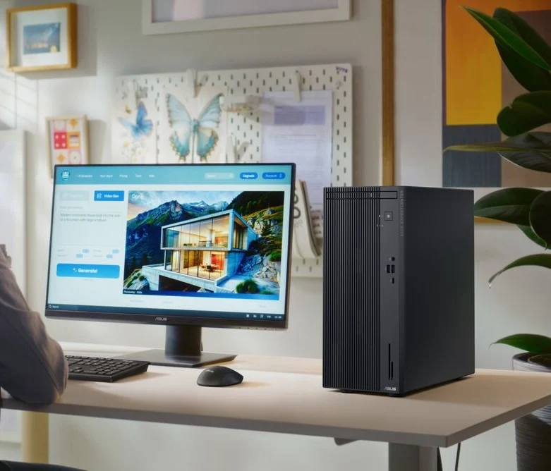 Asus ExpertCenter P700 Mini Tower PC with AMD APUs and RTX 5060
