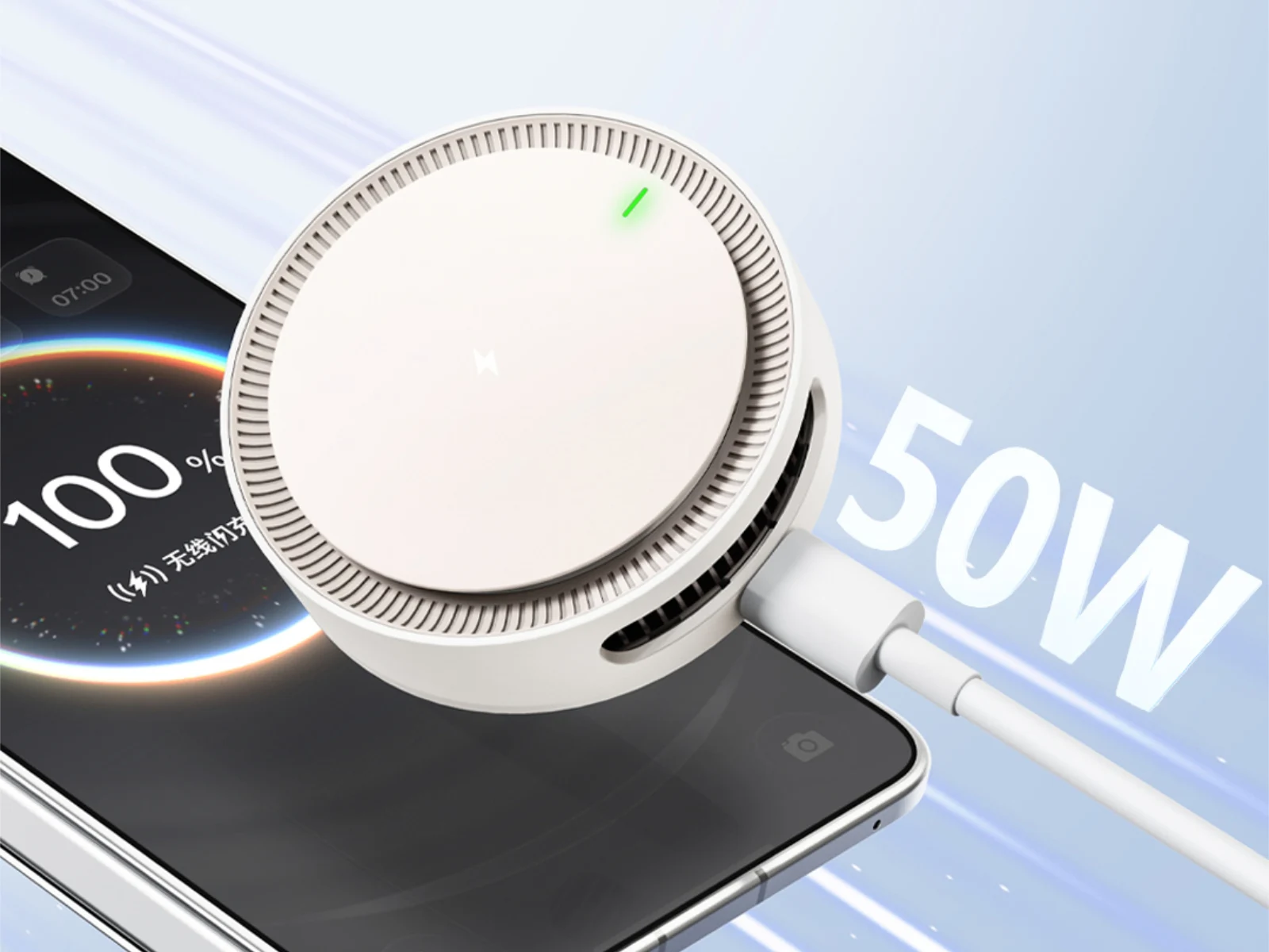 Oppo Launches 50W Wireless Magnetic Charger for Fast Charging