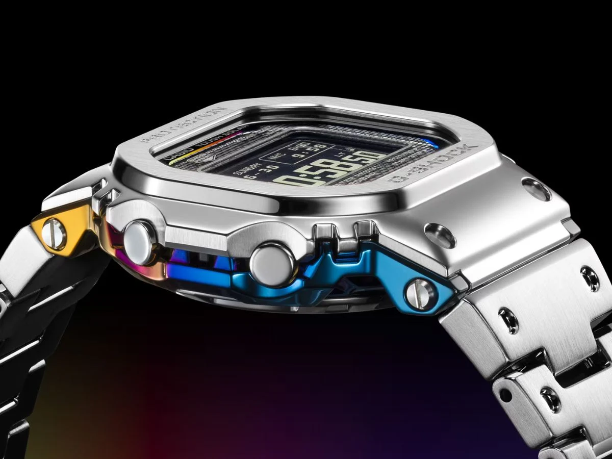 Casio Launches Full-Metal Rainbow G-Shock Watch in Europe