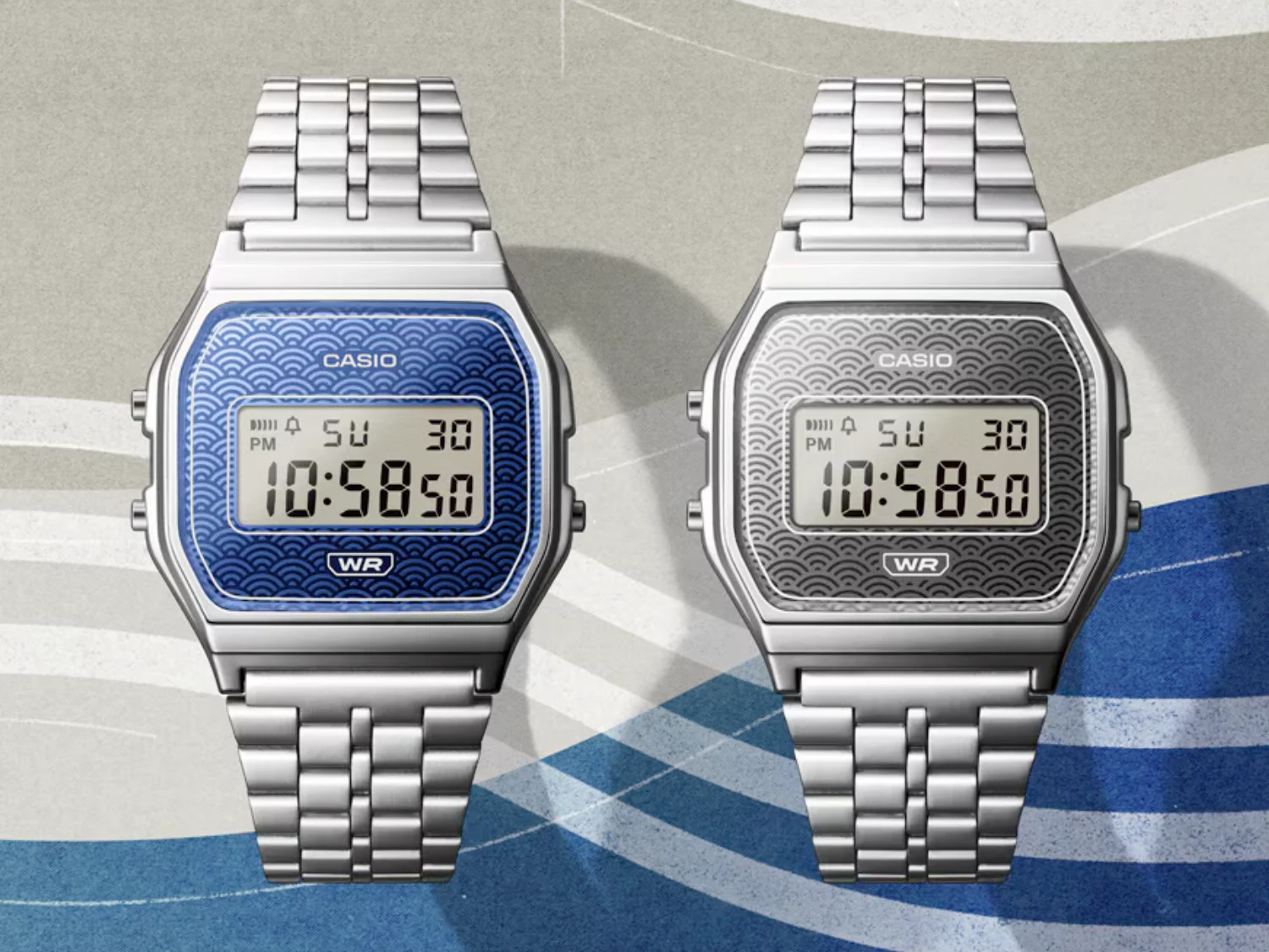 Casio’s Japan-Made Vintage Wave-Patterned Watches Now Official