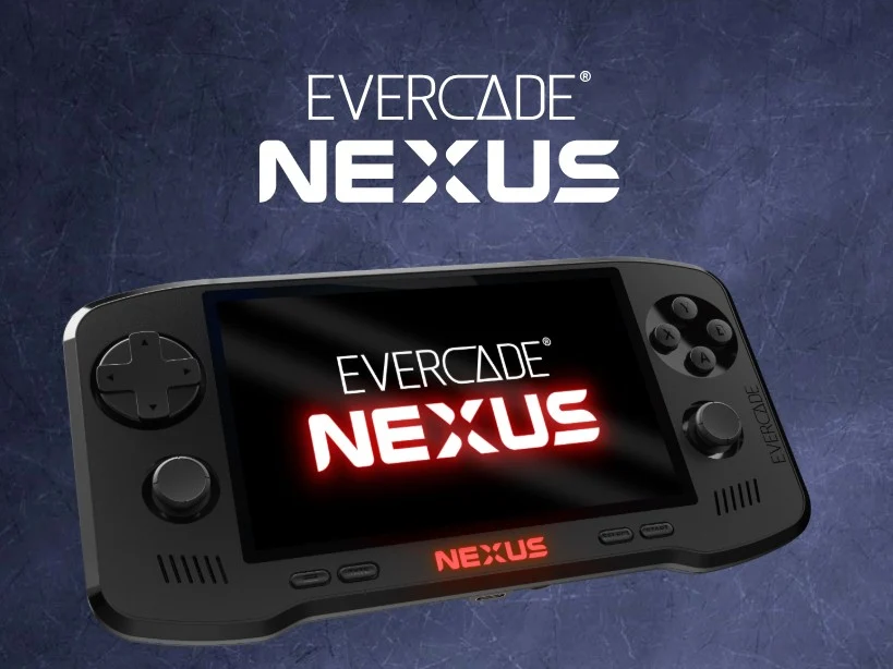 Evercade Nexus Handheld with RGB Logo, TATE Mode, & Special Edition