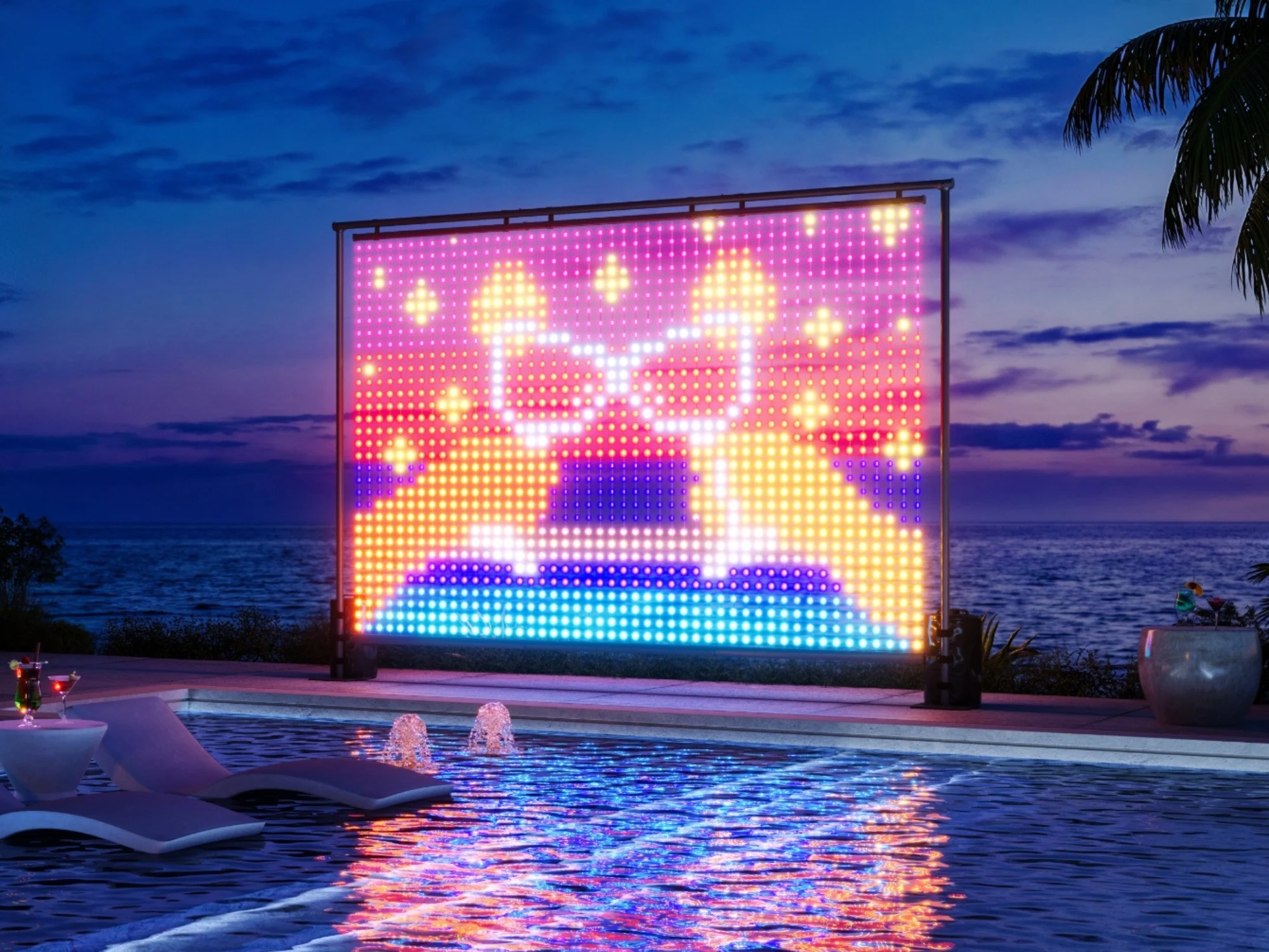 Govee Lightwall 1,536 LED Indoor/Outdoor Smart Light Display