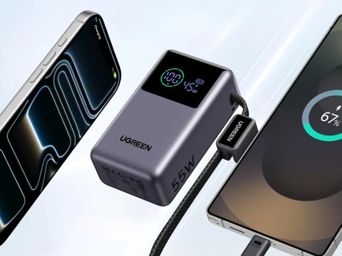 Ugreen Nexode Pro Power Bank 2023 with Built-In Cable Launching