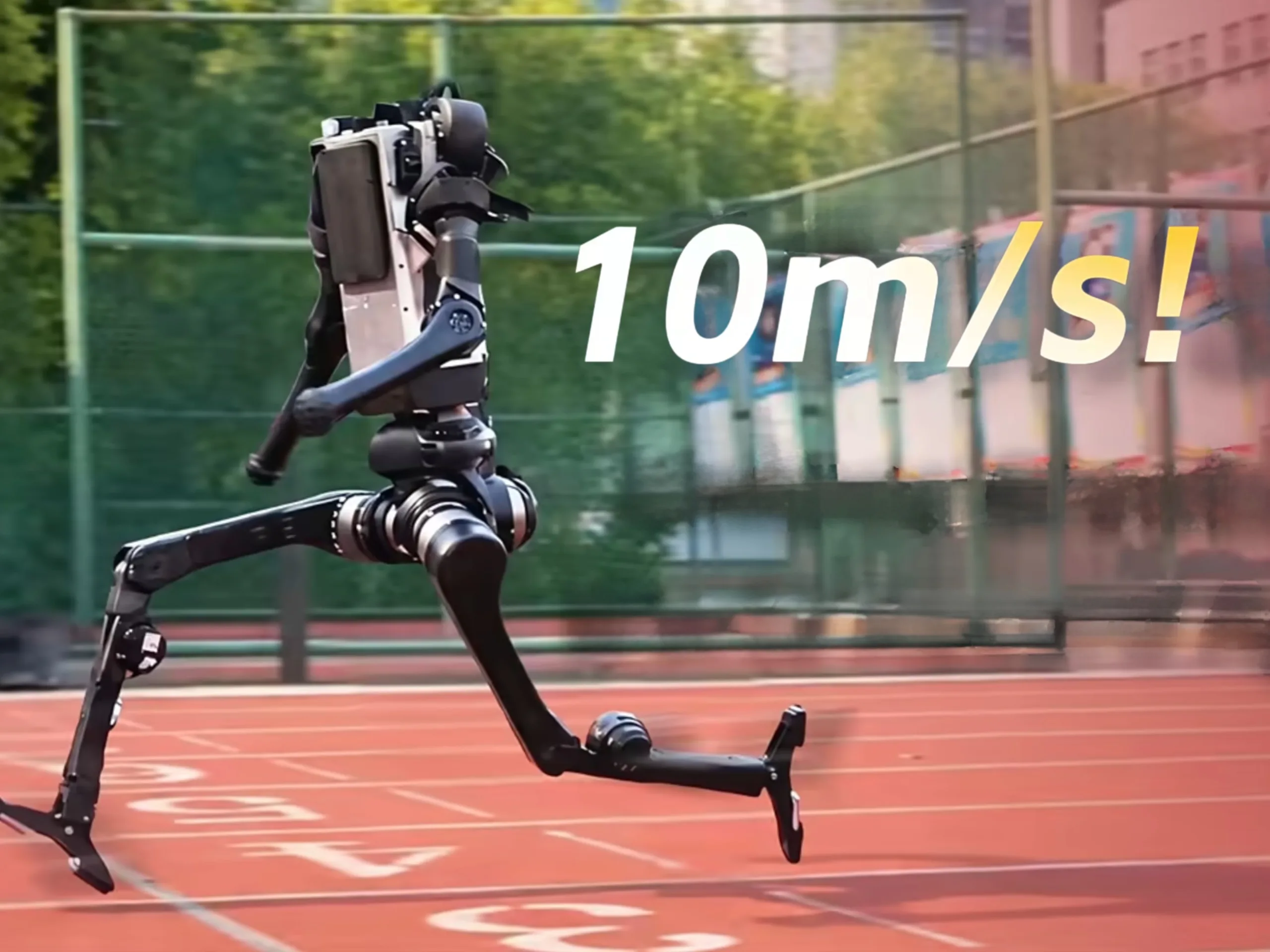 Humanoid Robot Achieves 10.1 m/s in 100m Sprint Before Usain Bolt