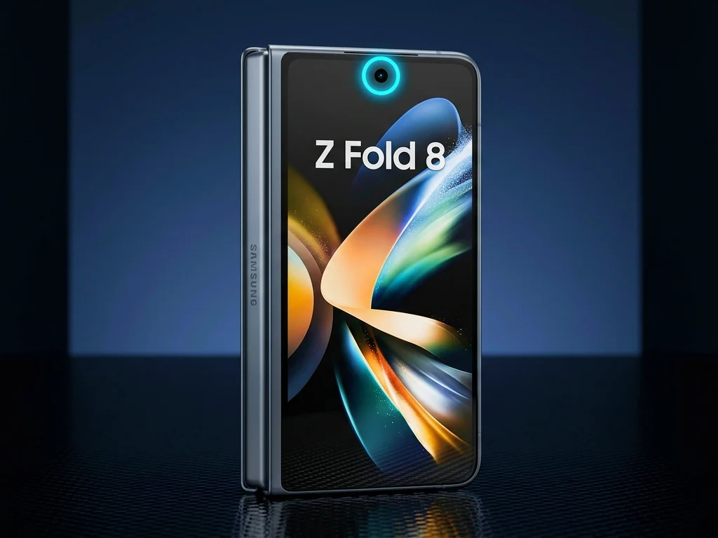 Galaxy Z Fold8 Renders Showcase 2.5mm Punch-Hole & No Under-Display Camera
