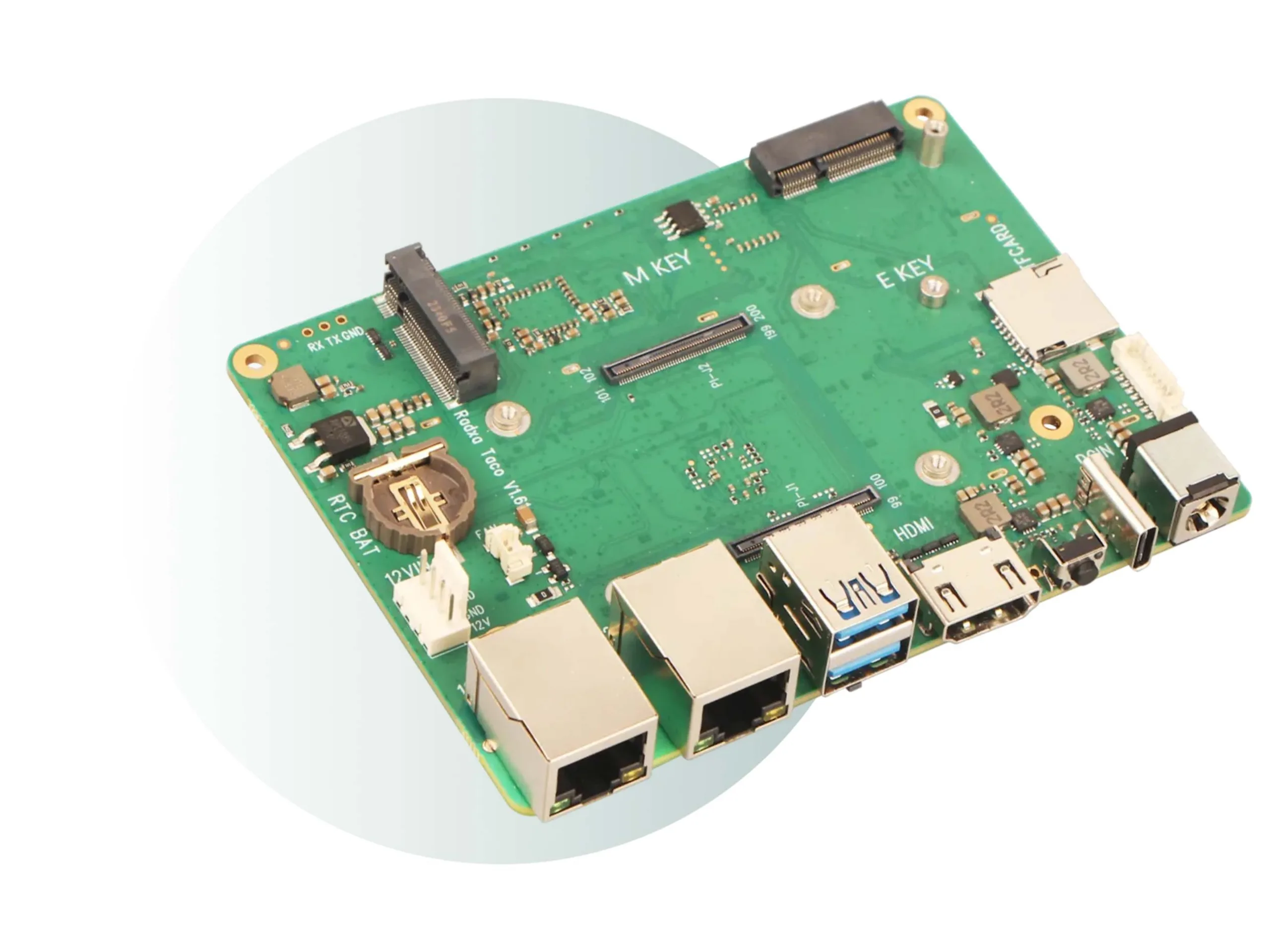 Raspberry Pi 5 NAS Board with RAID and Fast Ethernet