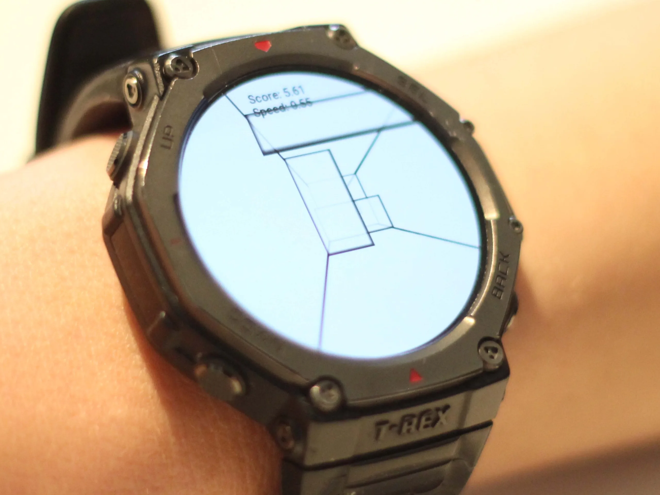 Free Tunnel Runner 3D Game for Amazfit Smartwatches