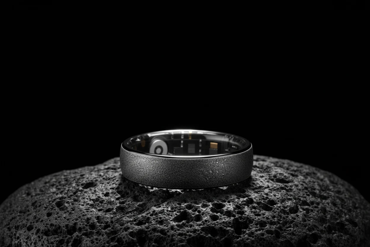 Smalth Titanium Lava Smart Ring Launches with Volcanic Texture and Discount