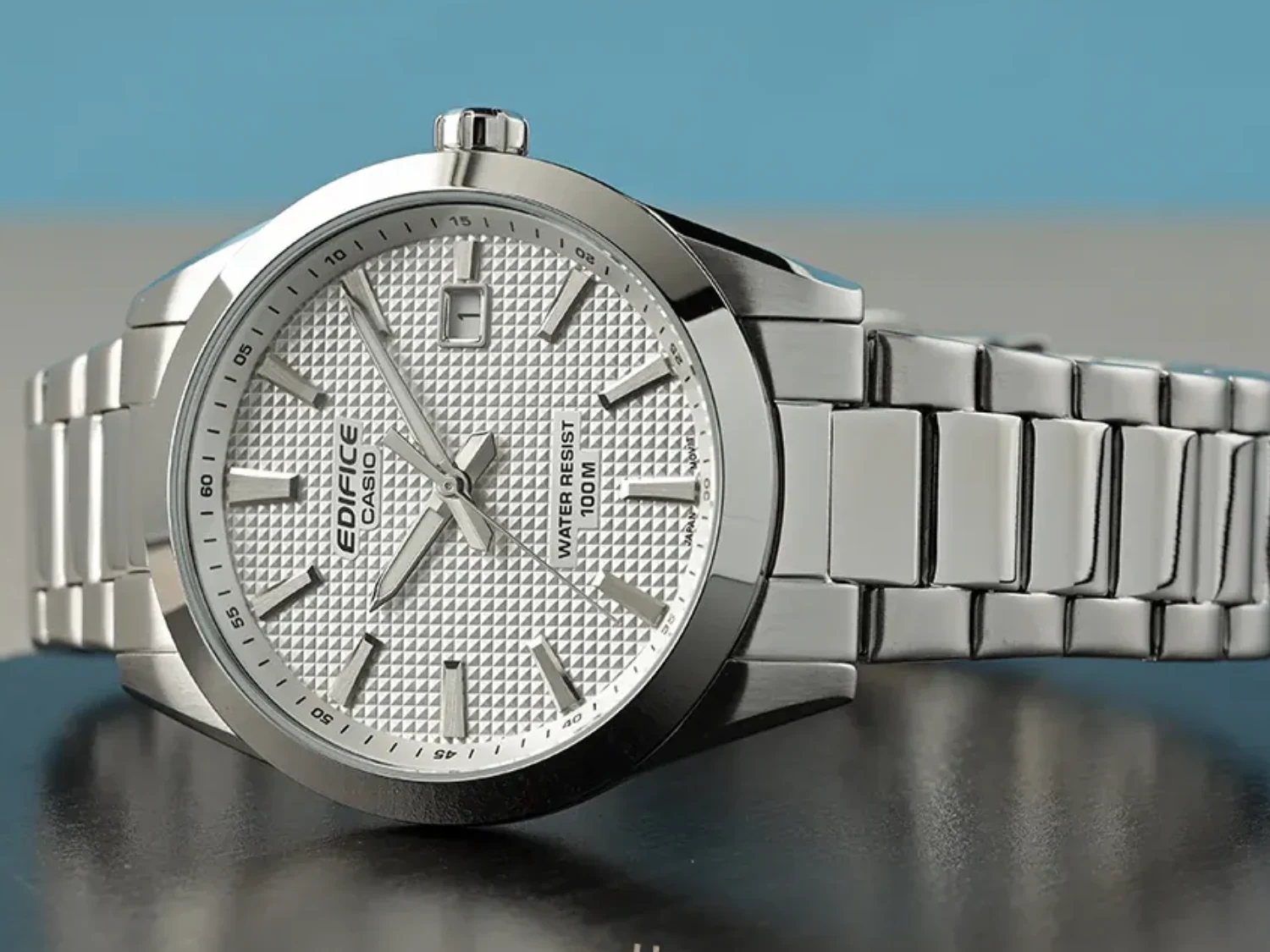 Casio Edifice Silver Dial Watch Lowers to $72 on Amazon (40% Off)