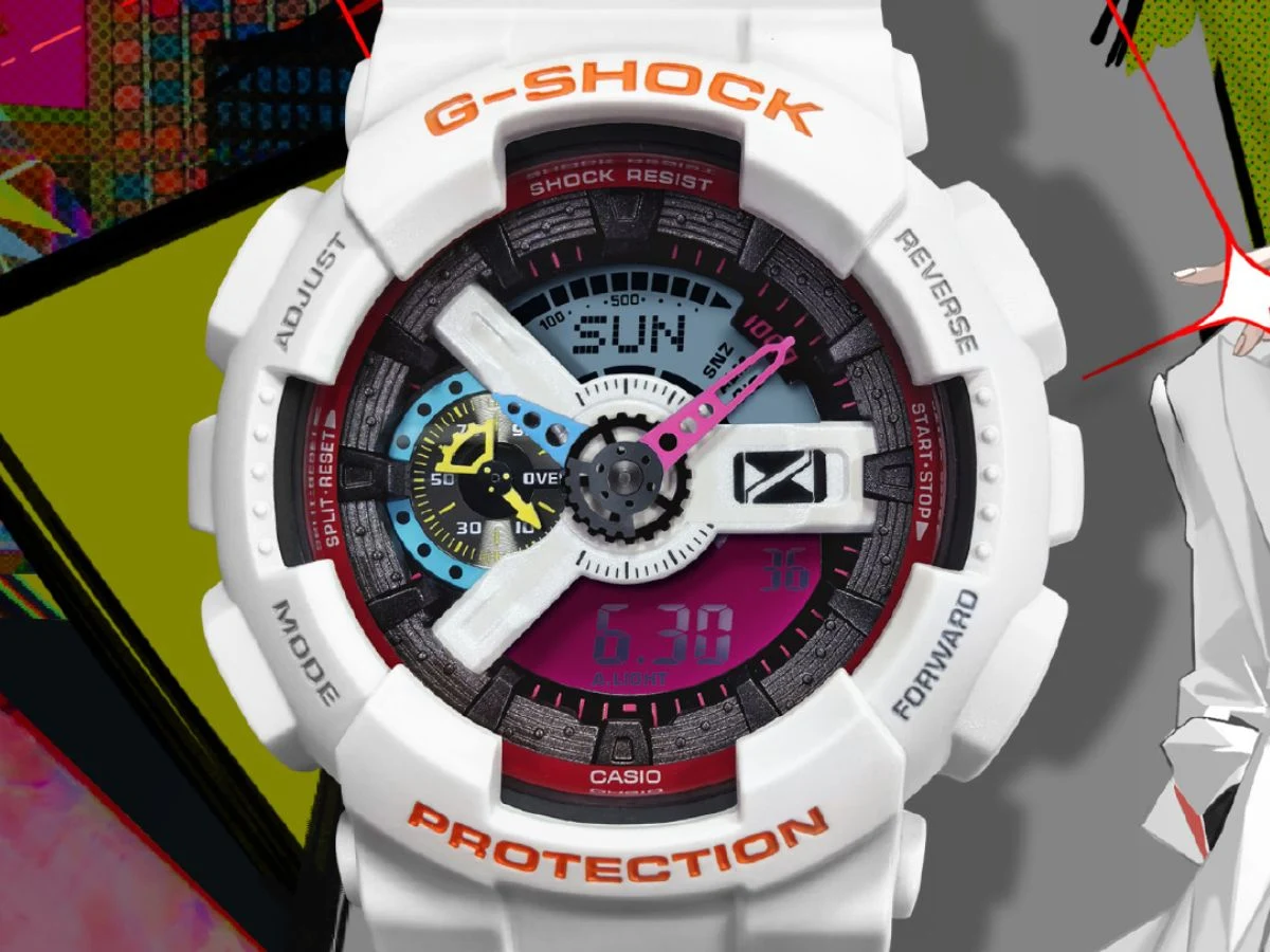 Casio unveils new round hybrid watch with colorful design