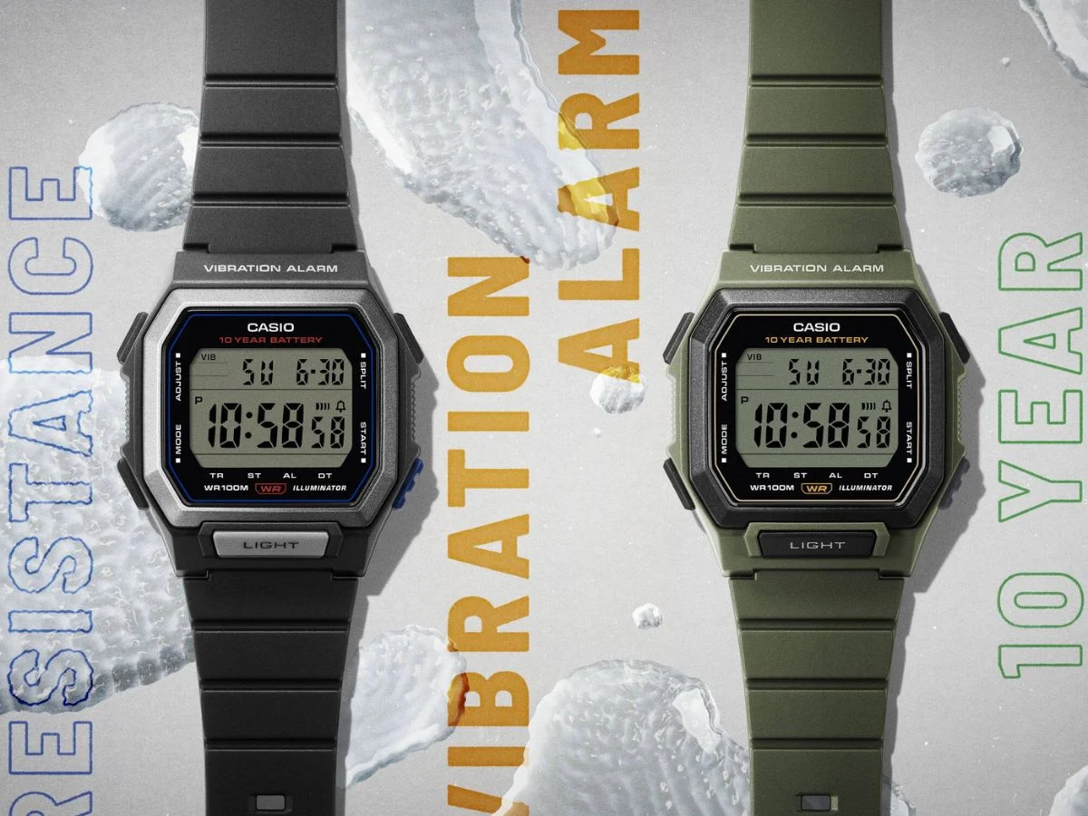 Casio Launches New Digital Watches in Japan This May with 10-Year Battery